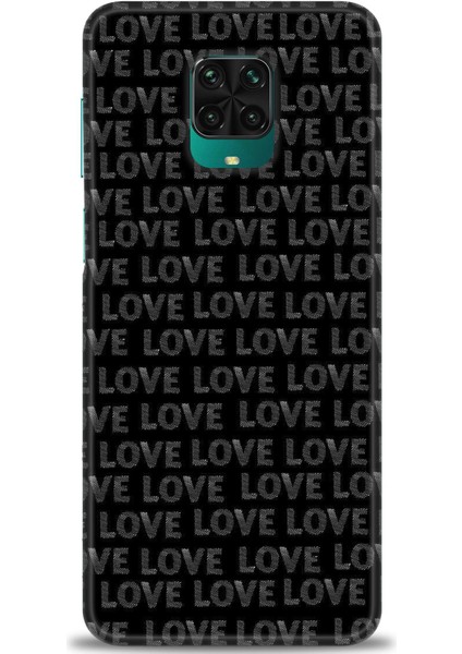 Xiaomi Redmi Note 9s Kılıf Hd Baskılı Kılıf - Black Love
