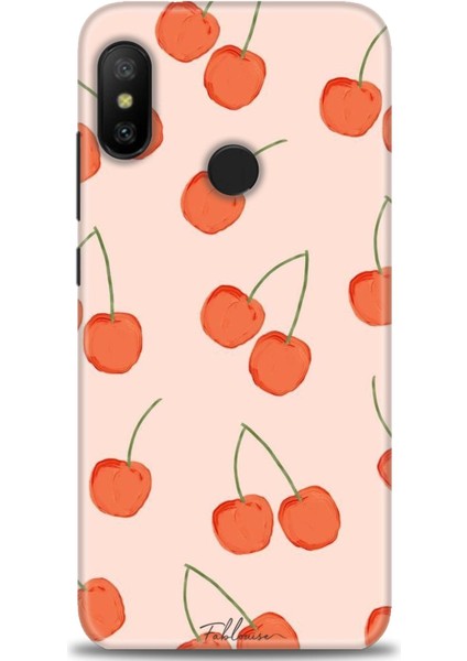 Xiaomi Mi A2 Lite Kılıf Hd Baskılı Kılıf - Büyük Kirazlar