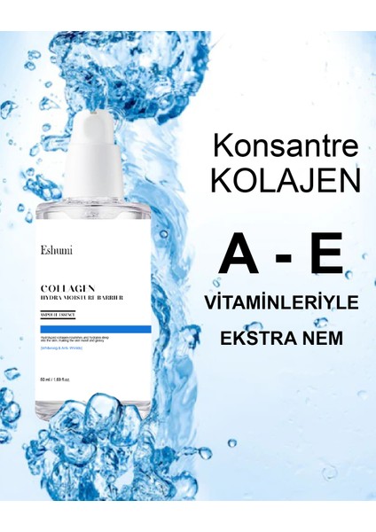 Saf Hidrolize Kolajen Içeren Yaşlanma Karşıtı Collagen Ampoule Cilt Serumu fırsatları