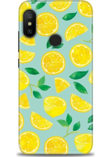 Xiaomi Mi A2 Lite Kılıf Hd Baskılı Kılıf - Limon Dilimleri