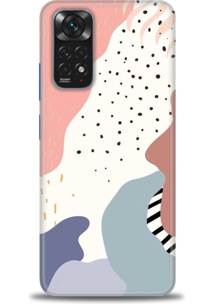 Xiaomi Redmi Note 12 4g Kılıf Hd Baskılı Kılıf - Yaprak ve Benekler