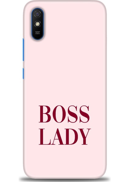 Xiaomi Redmi 9A Kılıf Hd Baskılı Kılıf - Boss Lady