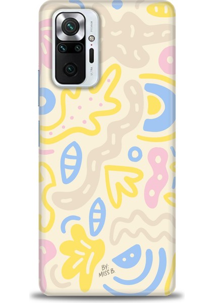 Xiaomi Redmi Note 10 Pro Kılıf Hd Baskılı Kılıf - Krem Tonları