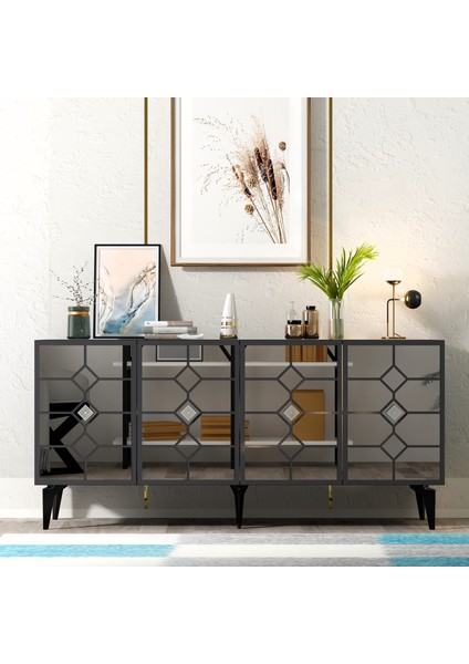 Adden Konsol Antrasit-Gümüş