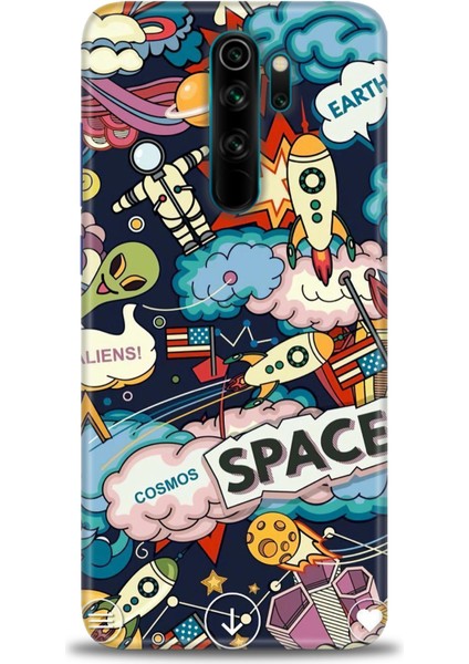 Xiaomi Redmi Note 8 Pro Kılıf Hd Baskılı Kılıf - Space