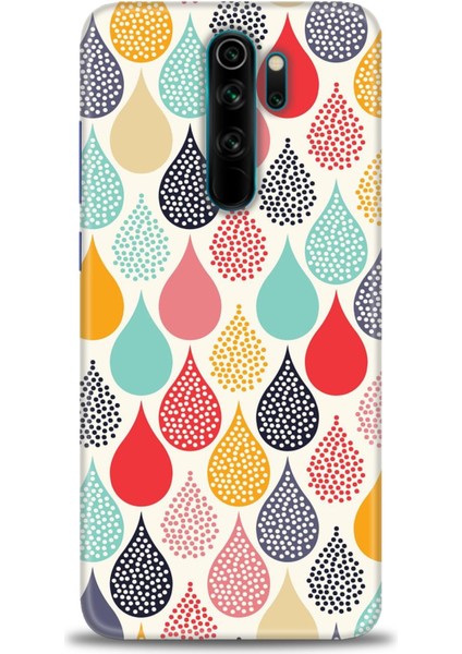 Xiaomi Redmi Note 8 Pro Kılıf Hd Baskılı Kılıf - Renk Damlaları