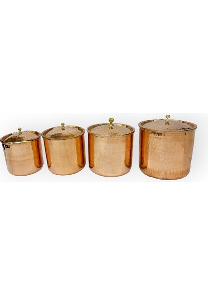 El Dövme Bakır Safran Baharat Seti