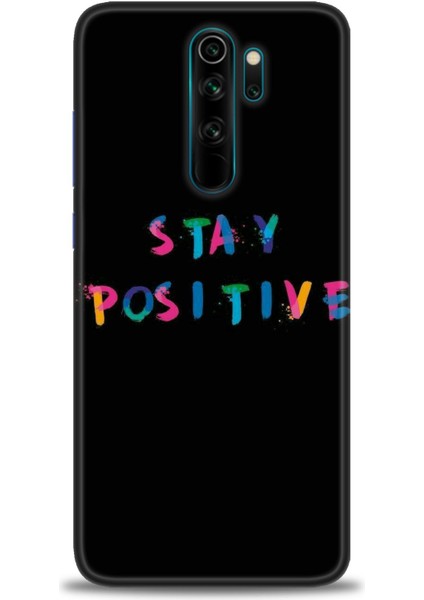 Xiaomi Redmi Note 8 Pro Kılıf Hd Baskılı Kılıf - Stay Positive