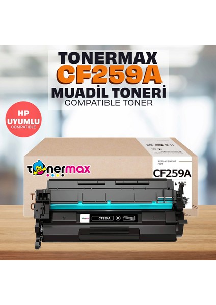 Toner Türk HP 59A CF259A Muadil Toner Çipli / HP Laserjet M304 / M404 / M428