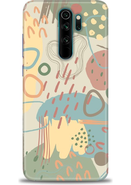 Xiaomi Redmi Note 8 Pro Kılıf Hd Baskılı Kılıf - Renkli Tuval