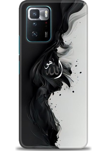 Xiaomi Poco X3 Gt Kılıf Hd Baskılı Kılıf - Siyah ve Beyaz