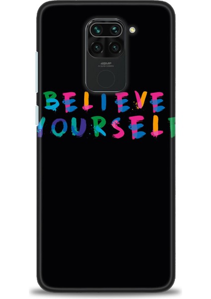 Xiaomi Redmi Note 9 Kılıf Hd Baskılı Kılıf - Believe