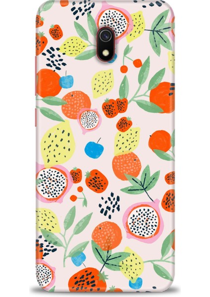 Xiaomi Redmi 8A Kılıf Hd Baskılı Kılıf - Ejder Meyvesi