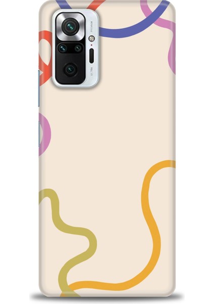 Xiaomi Redmi Note 10 Pro Kılıf Hd Baskılı Kılıf - Renk Çizgileri
