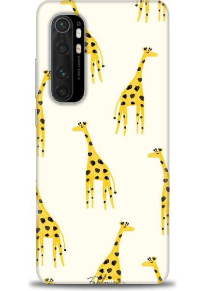 Xiaomi Mi Note 10 Lite Kılıf Hd Baskılı Kılıf - Zürafa