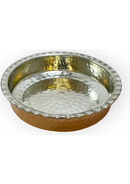 Çirtikli Bakır Kahvaltılık ve Çerezlik 6’lı Set