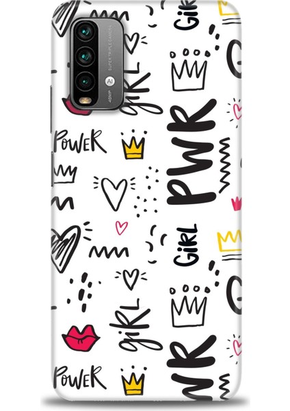 Xiaomi Redmi Note 9 4g Kılıf Hd Baskılı Kılıf - Power Girl