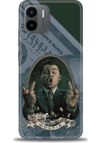 Xiaomi Redmi A1 Kılıf Hd Baskılı Kılıf - Dolar