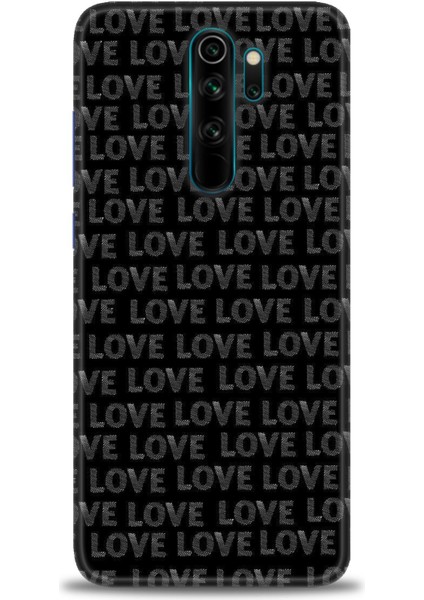 Xiaomi Redmi Note 8 Pro Kılıf Hd Baskılı Kılıf - Black Love