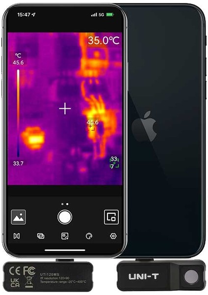 UTI120MS Akıllı Telefon Termal Kamera - Termal Görüntüleyici