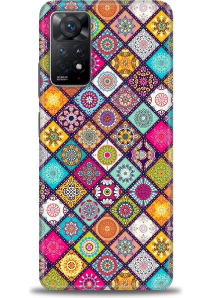 Xiaomi Redmi Note 11 Pro Kılıf Hd Baskılı Kılıf - Renkli Mozaik