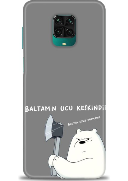 Xiaomi Redmi Note 9 Pro Kılıf Hd Baskılı Kılıf - Baltamın Ucu Keskindir