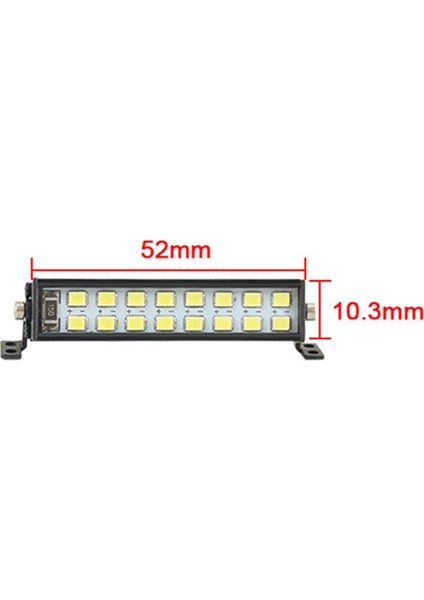 LED Işık Çubuğu I Eksenel SCX10/10 Rc Kaya Paletli Parçaları 52MM L Evrensel (Yurt Dışından)