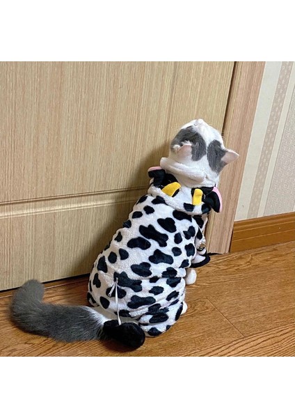 Yavaş Köpek Clothes Soft Warm Fleece Köpek Jumpsuits (Yurt Dışından)