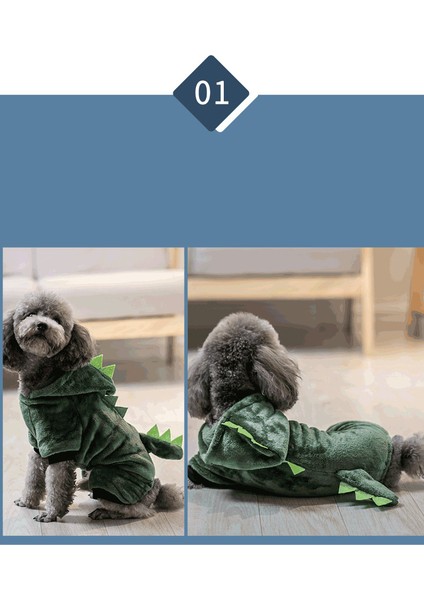 Yavaş Köpek Clothes Soft Warm Fleece Köpek Jumpsuits (Yurt Dışından) fırsatları