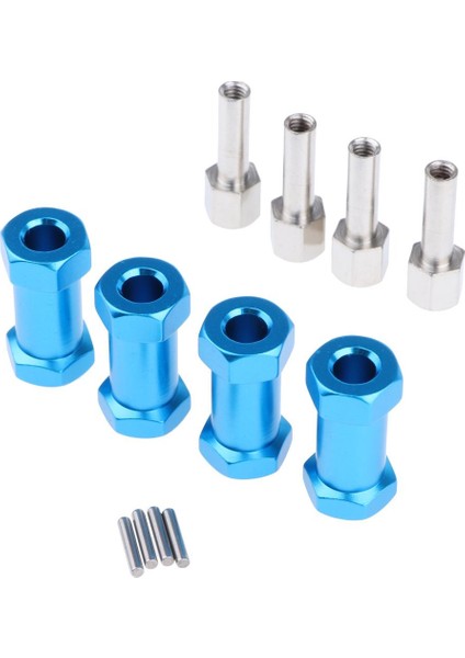 1/10 Yarış Eksenel SCX10 D90 Mavi -25MM Için 12MM Alüminyum Ğörleri (Yurt Dışından)