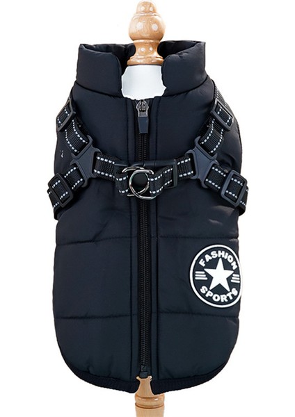 Hayvan Köpek Jacket With Harness (Yurt Dışından)