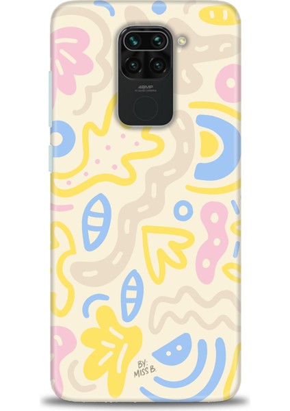 Xiaomi Redmi Note 9 Kılıf Hd Baskılı Kılıf - Krem Tonları