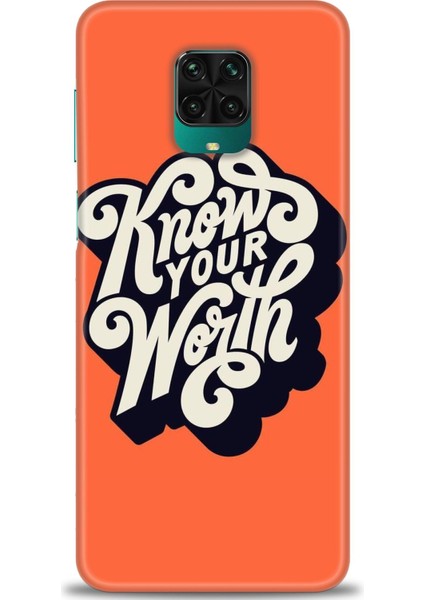 Xiaomi Redmi Note 9 Pro Kılıf Hd Baskılı Kılıf - Know Your Worth
