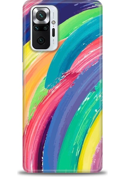 Xiaomi Redmi Note 10 Pro Kılıf Hd Baskılı Kılıf - Rengarenk