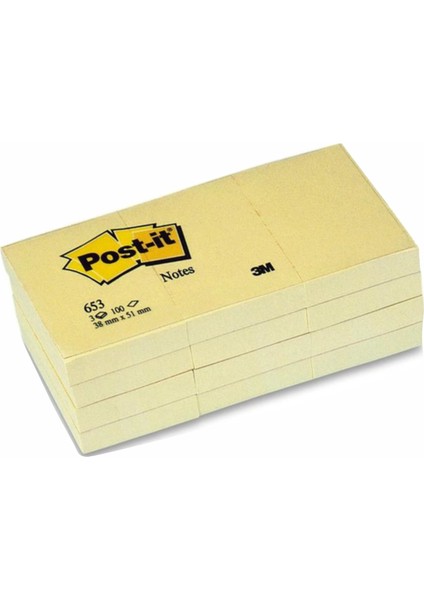 Post It Basıc Notes Set Renkli ve Sarı
