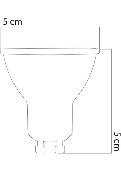 ERD-285 GU10 220V 6W 4000K Cob LED Ampul