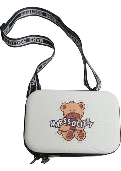 Trendy Marka Crossbody Çanta Erkek Trendy Küçük Çanta Yaz Niş - Beyaz (Yurt Dışından)