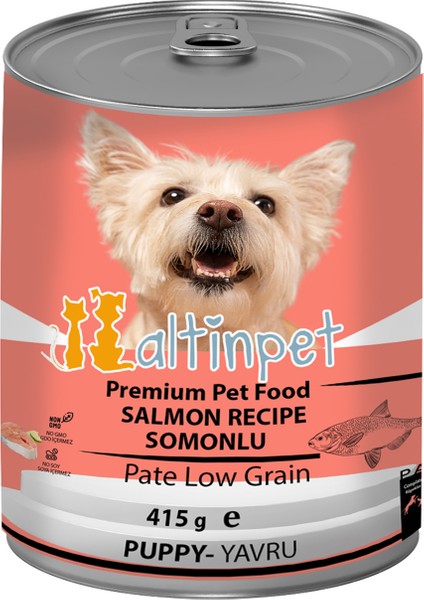 Somonlu Yaş Yavru Köpek Maması 415Gr x 24 Adet