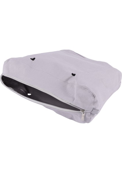 Iki Boyutlu Su Geçirmez Sert Kanvas Cep Açık Gri (Yurt Dışından) fırsatları