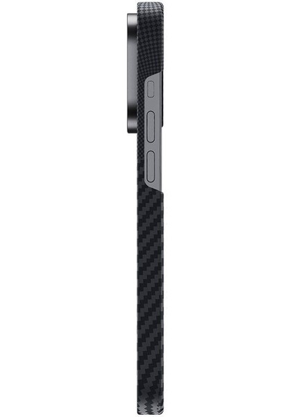 iPhone 15 Pro Kılıf Magsafe Şarj Özellikli Karbon Fiber Benks Montage Armorair 600D Kevlar Kapak