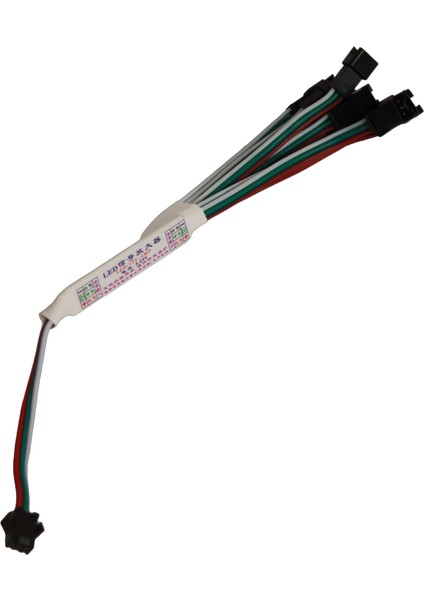 8'li Pixel Çoklayıcı Amplifier WS2811-WS2812B Pixel Şerit LED Çoklayıcı 5-24 Volt