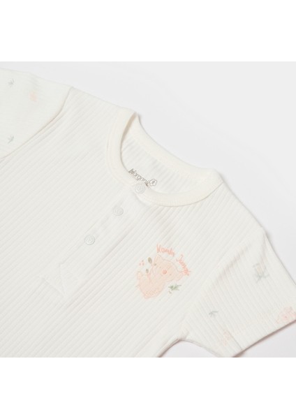 Koala Jungle Kısa Kollu Bebek Body 56972 modelleri