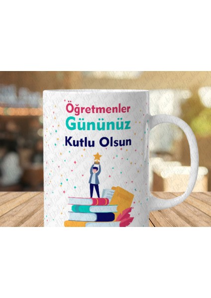 Öğretmenler Günü Kupası 08 - Makinada Yıkanabilir - Çift Taraflı Baskı