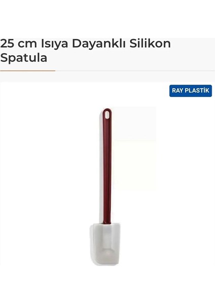 Isıya Dayanıklı Silikon Spatula 25 cm fiyatları