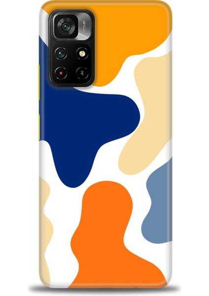 Xiaomi Redmi Note 11 Pro Plus Kılıf Hd Baskılı Kılıf - Turuncu Lekeler