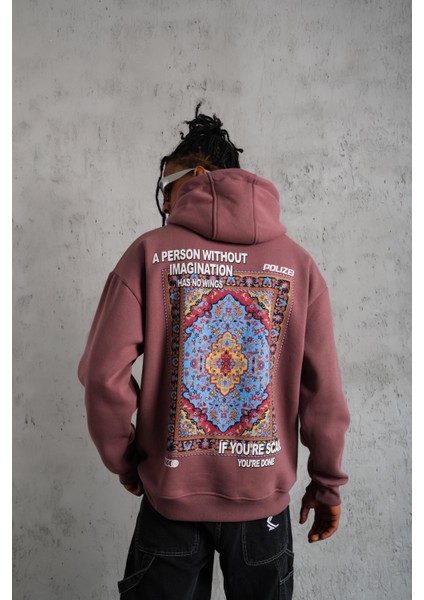 Baskılı Sweatshirt Gül Kurusu fiyatları