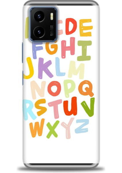 Vivo Y15S Kılıf Hd Baskılı - Alfabe