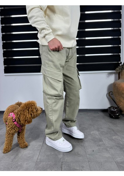 Baggy Kargo Pantolon Yeşil fiyatları