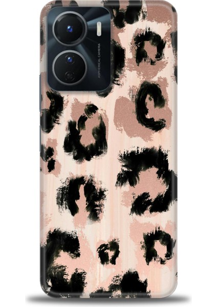 Vivo Y16 Kılıf Hd Baskılı - Leopar