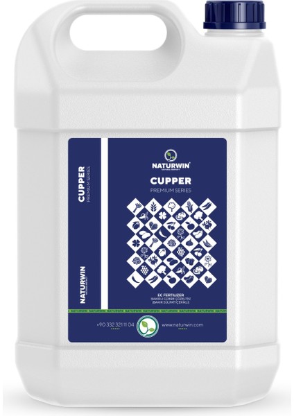 Cupper %8 Sıvı Bakır Gübre 5 Litre